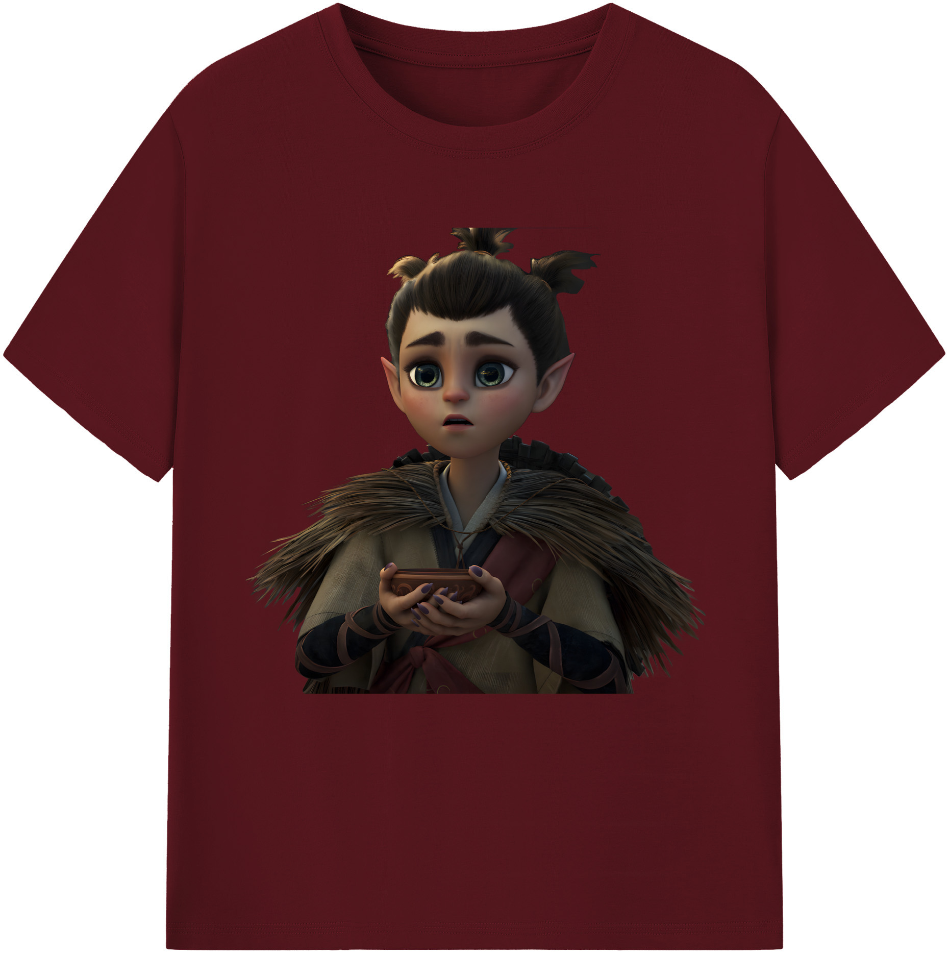 （画像用） Ne Zha 2 ナタ 魔童の大暴れ 綿100％半袖Tシャツ（フロントプリント）